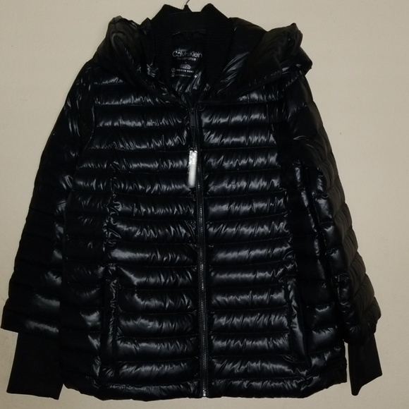 Calvin Klein Performance Winter Down Puffer Coat - Picture 2 of 5